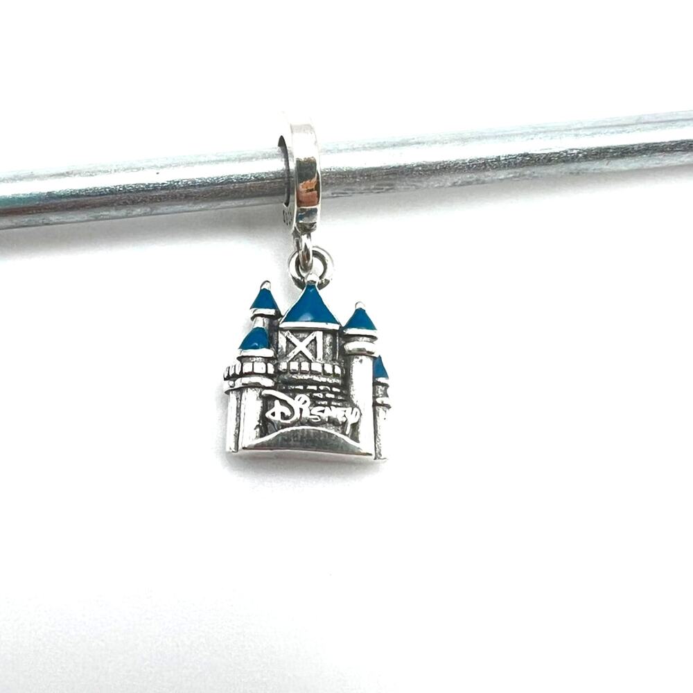 NEW Disney Castle Dangle Charm for European Charm Bracelet